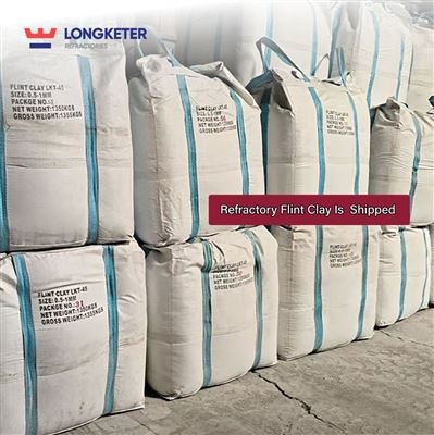 Zibo Long Keter Refractories изпраща голяма доставка на премиум LKT-45 огнеуп...